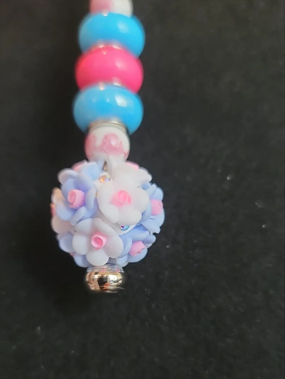 Cotton Candy Garden Dangle Keychain